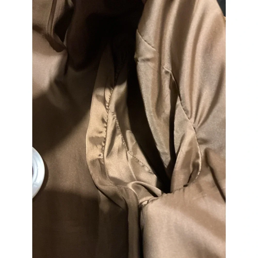 Circle S Men Dark Brown Corduroy Blazer Sport Coat Elbow Patches 46R Western